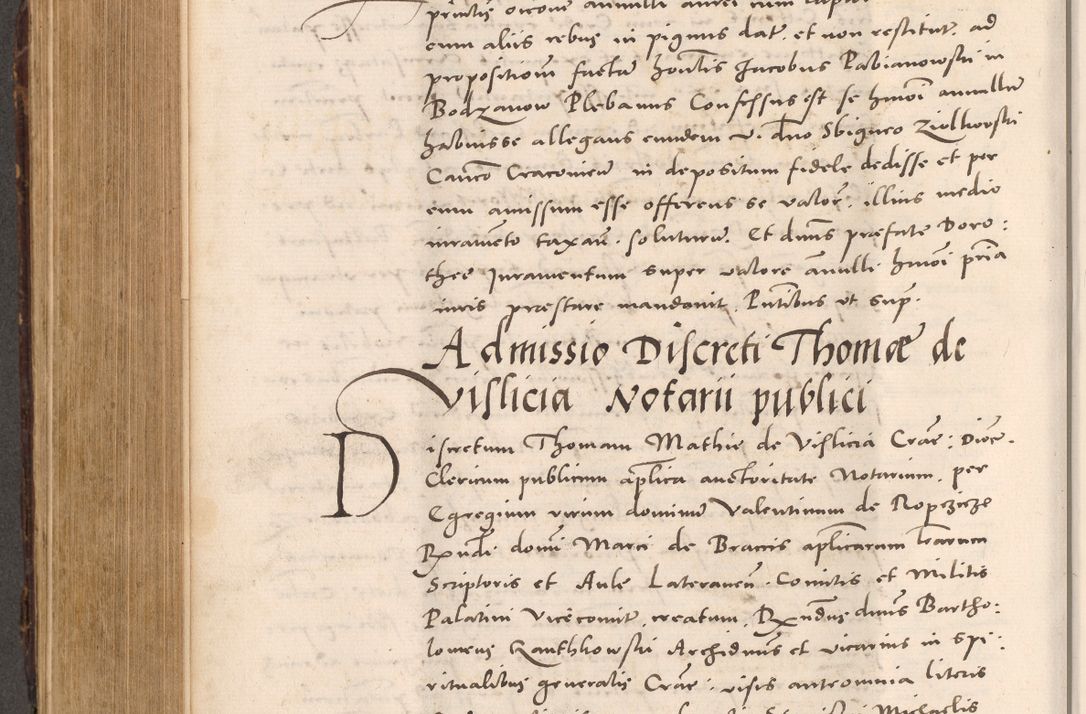 Zdjęcie nr 590 dla obiektu archiwalnego: Acta actorum causarum, sentenciarum tam diffinitivarum quam interloquutoriarum, decretorum, obligationum, quietationum et constitucionum procuratorum coram reverendo domino Bartholomeo Ganthkowsky cancellario Gnesnensi, archidiacono et reverendissimi in Christo patris domini Andree Dei gratia episcopi Cracoviensis vicario in spiritualibus generali Cracoviensi ad annum Domini millesimum quingentesimum quingentesimum primum, cuius indictio nona, pontificatus sanctissimi in Christo patris domini Julii divina providencia pape tercii, annus secundus (sic!) felici omine incipiutur.