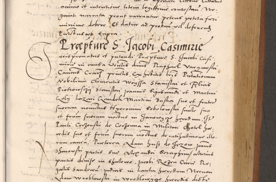 Zdjęcie nr 585 dla obiektu archiwalnego: Acta actorum causarum, sentenciarum tam diffinitivarum quam interloquutoriarum, decretorum, obligationum, quietationum et constitucionum procuratorum coram reverendo domino Bartholomeo Ganthkowsky cancellario Gnesnensi, archidiacono et reverendissimi in Christo patris domini Andree Dei gratia episcopi Cracoviensis vicario in spiritualibus generali Cracoviensi ad annum Domini millesimum quingentesimum quingentesimum primum, cuius indictio nona, pontificatus sanctissimi in Christo patris domini Julii divina providencia pape tercii, annus secundus (sic!) felici omine incipiutur.