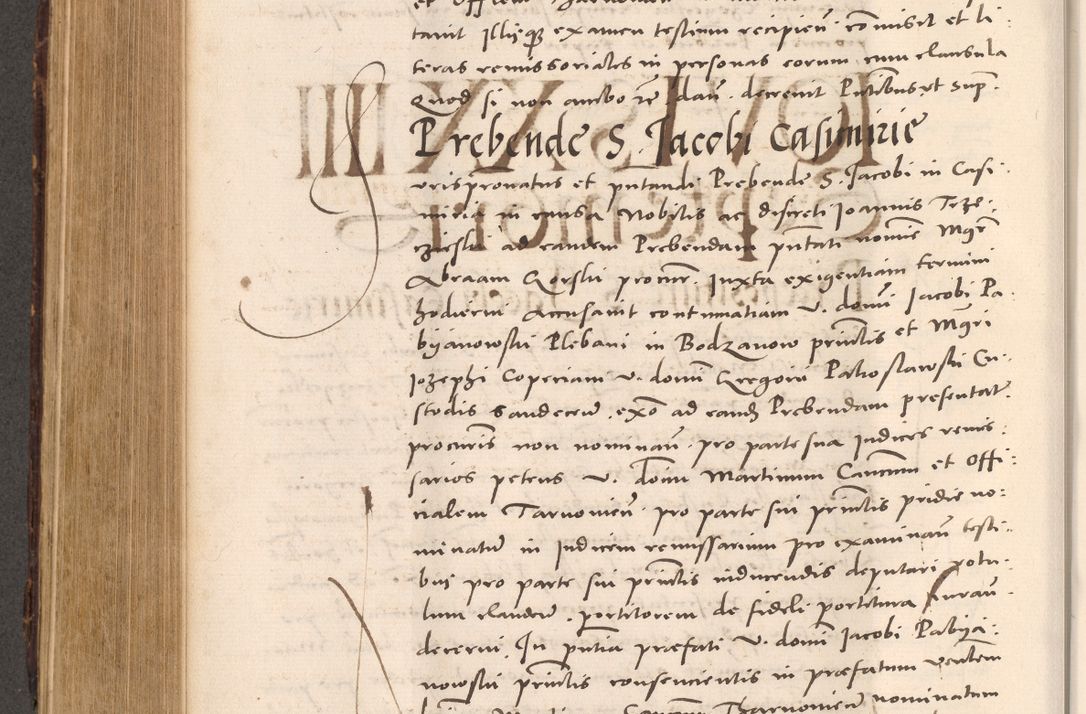 Zdjęcie nr 584 dla obiektu archiwalnego: Acta actorum causarum, sentenciarum tam diffinitivarum quam interloquutoriarum, decretorum, obligationum, quietationum et constitucionum procuratorum coram reverendo domino Bartholomeo Ganthkowsky cancellario Gnesnensi, archidiacono et reverendissimi in Christo patris domini Andree Dei gratia episcopi Cracoviensis vicario in spiritualibus generali Cracoviensi ad annum Domini millesimum quingentesimum quingentesimum primum, cuius indictio nona, pontificatus sanctissimi in Christo patris domini Julii divina providencia pape tercii, annus secundus (sic!) felici omine incipiutur.