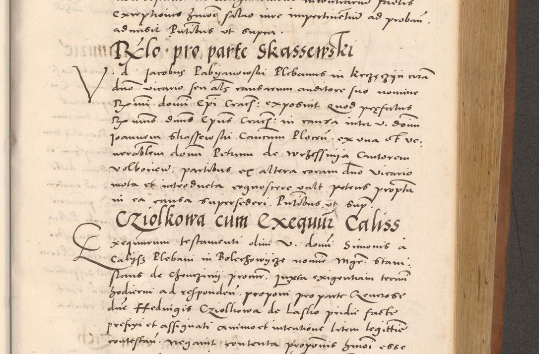 Zdjęcie nr 579 dla obiektu archiwalnego: Acta actorum causarum, sentenciarum tam diffinitivarum quam interloquutoriarum, decretorum, obligationum, quietationum et constitucionum procuratorum coram reverendo domino Bartholomeo Ganthkowsky cancellario Gnesnensi, archidiacono et reverendissimi in Christo patris domini Andree Dei gratia episcopi Cracoviensis vicario in spiritualibus generali Cracoviensi ad annum Domini millesimum quingentesimum quingentesimum primum, cuius indictio nona, pontificatus sanctissimi in Christo patris domini Julii divina providencia pape tercii, annus secundus (sic!) felici omine incipiutur.