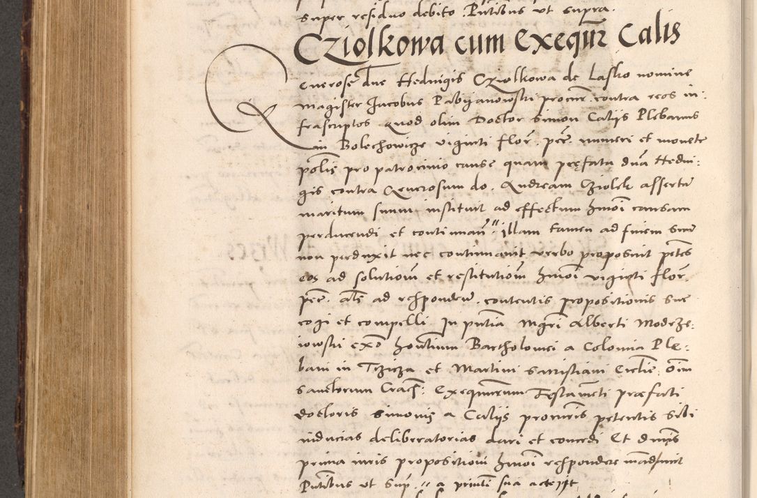 Zdjęcie nr 576 dla obiektu archiwalnego: Acta actorum causarum, sentenciarum tam diffinitivarum quam interloquutoriarum, decretorum, obligationum, quietationum et constitucionum procuratorum coram reverendo domino Bartholomeo Ganthkowsky cancellario Gnesnensi, archidiacono et reverendissimi in Christo patris domini Andree Dei gratia episcopi Cracoviensis vicario in spiritualibus generali Cracoviensi ad annum Domini millesimum quingentesimum quingentesimum primum, cuius indictio nona, pontificatus sanctissimi in Christo patris domini Julii divina providencia pape tercii, annus secundus (sic!) felici omine incipiutur.