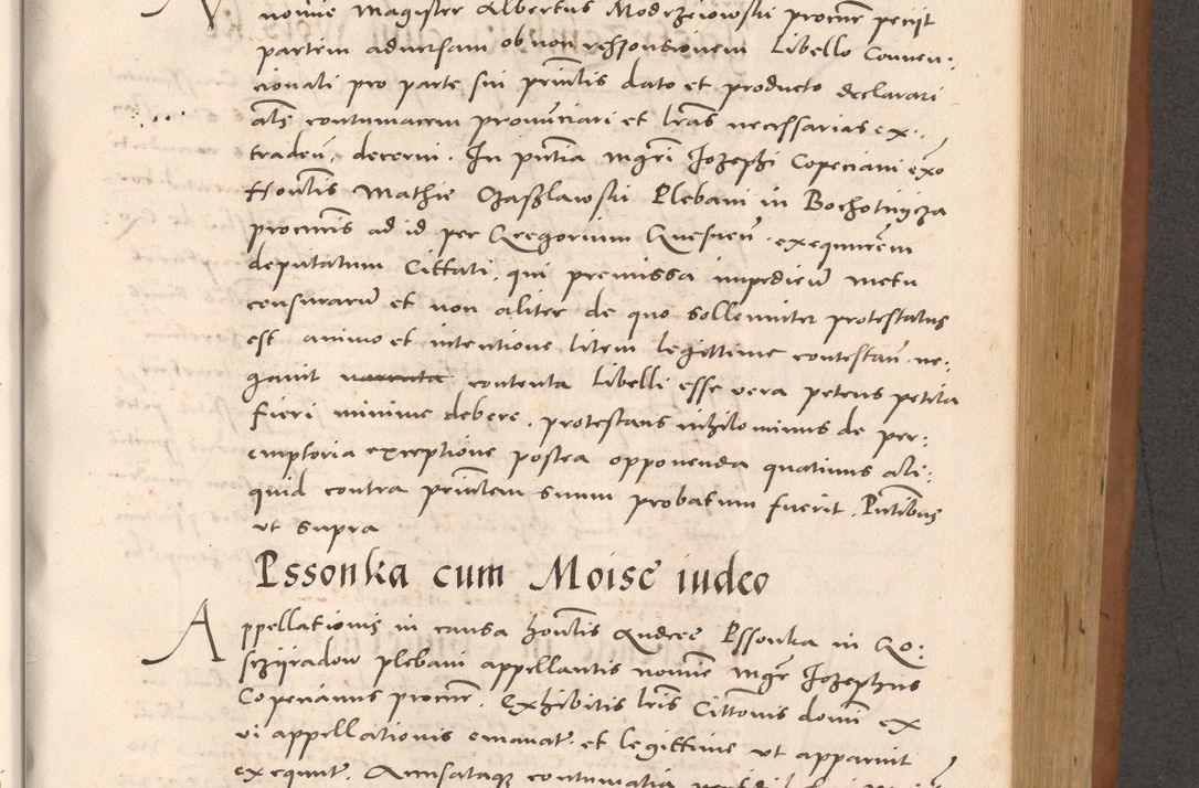 Zdjęcie nr 573 dla obiektu archiwalnego: Acta actorum causarum, sentenciarum tam diffinitivarum quam interloquutoriarum, decretorum, obligationum, quietationum et constitucionum procuratorum coram reverendo domino Bartholomeo Ganthkowsky cancellario Gnesnensi, archidiacono et reverendissimi in Christo patris domini Andree Dei gratia episcopi Cracoviensis vicario in spiritualibus generali Cracoviensi ad annum Domini millesimum quingentesimum quingentesimum primum, cuius indictio nona, pontificatus sanctissimi in Christo patris domini Julii divina providencia pape tercii, annus secundus (sic!) felici omine incipiutur.