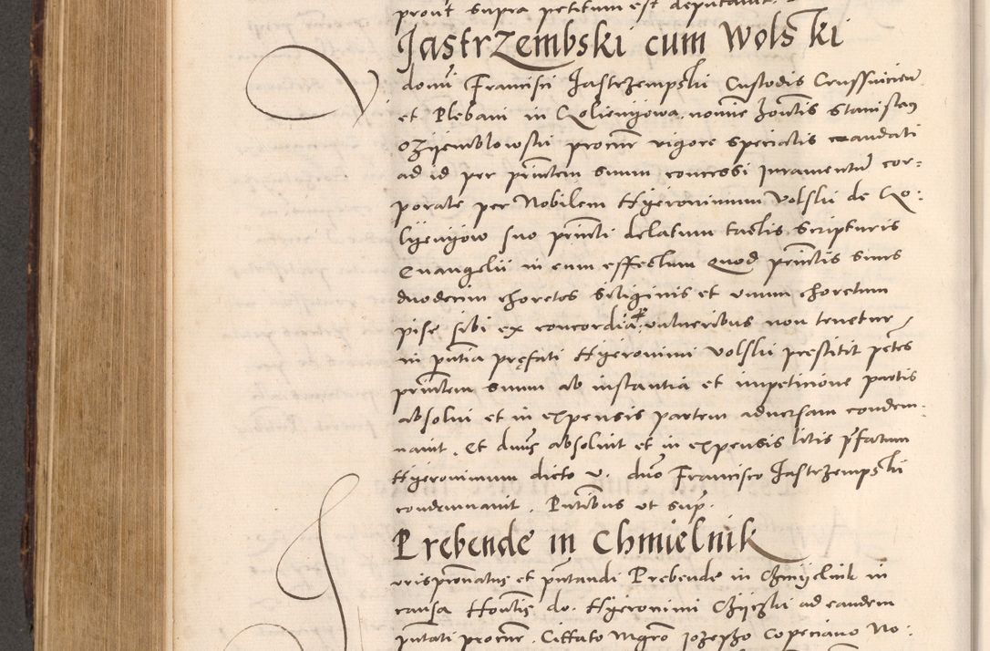 Zdjęcie nr 574 dla obiektu archiwalnego: Acta actorum causarum, sentenciarum tam diffinitivarum quam interloquutoriarum, decretorum, obligationum, quietationum et constitucionum procuratorum coram reverendo domino Bartholomeo Ganthkowsky cancellario Gnesnensi, archidiacono et reverendissimi in Christo patris domini Andree Dei gratia episcopi Cracoviensis vicario in spiritualibus generali Cracoviensi ad annum Domini millesimum quingentesimum quingentesimum primum, cuius indictio nona, pontificatus sanctissimi in Christo patris domini Julii divina providencia pape tercii, annus secundus (sic!) felici omine incipiutur.