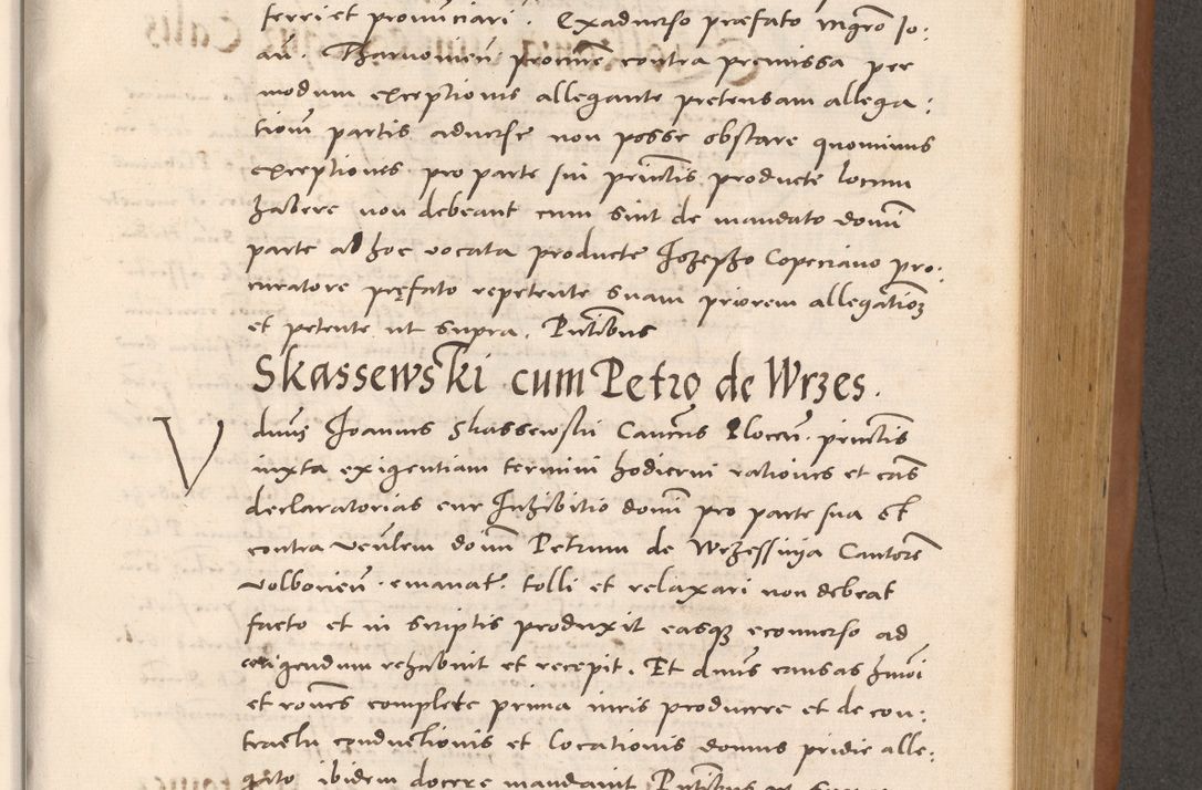 Zdjęcie nr 575 dla obiektu archiwalnego: Acta actorum causarum, sentenciarum tam diffinitivarum quam interloquutoriarum, decretorum, obligationum, quietationum et constitucionum procuratorum coram reverendo domino Bartholomeo Ganthkowsky cancellario Gnesnensi, archidiacono et reverendissimi in Christo patris domini Andree Dei gratia episcopi Cracoviensis vicario in spiritualibus generali Cracoviensi ad annum Domini millesimum quingentesimum quingentesimum primum, cuius indictio nona, pontificatus sanctissimi in Christo patris domini Julii divina providencia pape tercii, annus secundus (sic!) felici omine incipiutur.