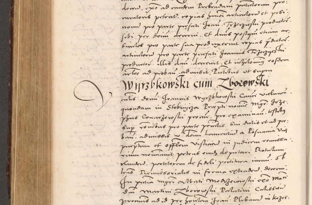 Zdjęcie nr 570 dla obiektu archiwalnego: Acta actorum causarum, sentenciarum tam diffinitivarum quam interloquutoriarum, decretorum, obligationum, quietationum et constitucionum procuratorum coram reverendo domino Bartholomeo Ganthkowsky cancellario Gnesnensi, archidiacono et reverendissimi in Christo patris domini Andree Dei gratia episcopi Cracoviensis vicario in spiritualibus generali Cracoviensi ad annum Domini millesimum quingentesimum quingentesimum primum, cuius indictio nona, pontificatus sanctissimi in Christo patris domini Julii divina providencia pape tercii, annus secundus (sic!) felici omine incipiutur.