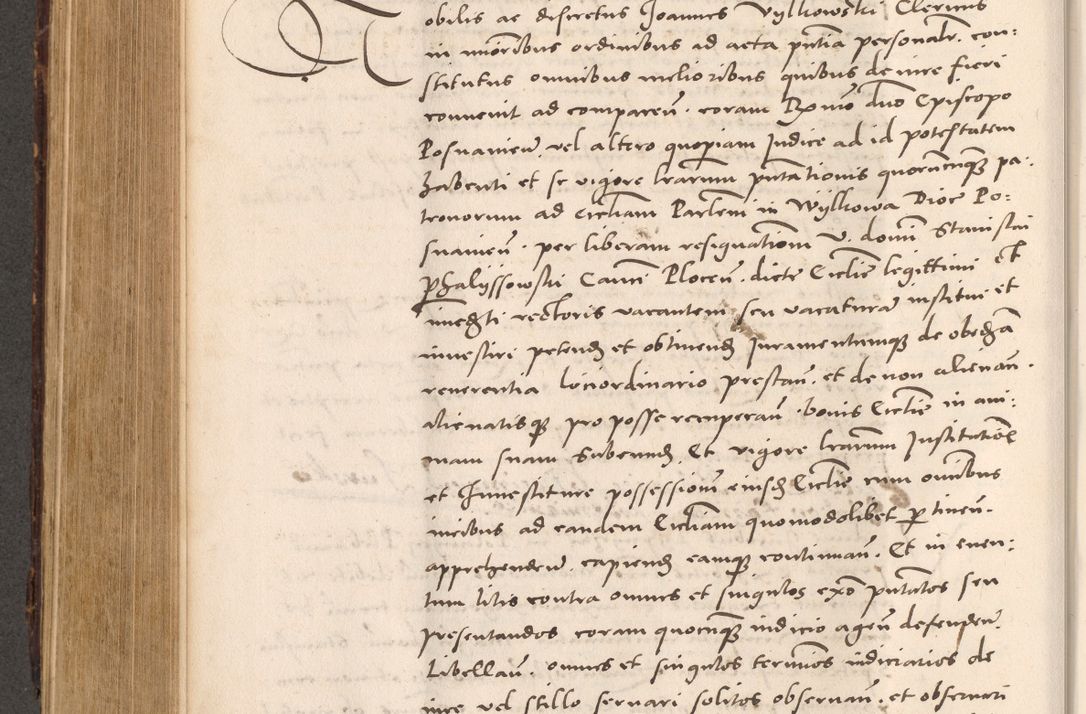 Zdjęcie nr 564 dla obiektu archiwalnego: Acta actorum causarum, sentenciarum tam diffinitivarum quam interloquutoriarum, decretorum, obligationum, quietationum et constitucionum procuratorum coram reverendo domino Bartholomeo Ganthkowsky cancellario Gnesnensi, archidiacono et reverendissimi in Christo patris domini Andree Dei gratia episcopi Cracoviensis vicario in spiritualibus generali Cracoviensi ad annum Domini millesimum quingentesimum quingentesimum primum, cuius indictio nona, pontificatus sanctissimi in Christo patris domini Julii divina providencia pape tercii, annus secundus (sic!) felici omine incipiutur.