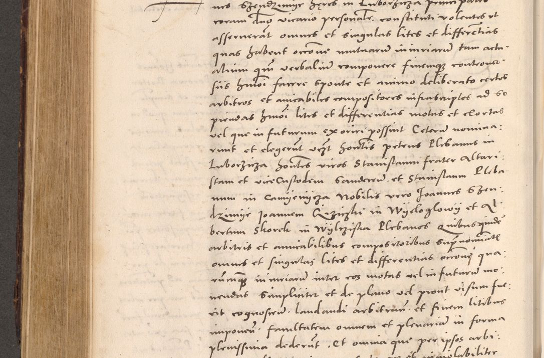 Zdjęcie nr 560 dla obiektu archiwalnego: Acta actorum causarum, sentenciarum tam diffinitivarum quam interloquutoriarum, decretorum, obligationum, quietationum et constitucionum procuratorum coram reverendo domino Bartholomeo Ganthkowsky cancellario Gnesnensi, archidiacono et reverendissimi in Christo patris domini Andree Dei gratia episcopi Cracoviensis vicario in spiritualibus generali Cracoviensi ad annum Domini millesimum quingentesimum quingentesimum primum, cuius indictio nona, pontificatus sanctissimi in Christo patris domini Julii divina providencia pape tercii, annus secundus (sic!) felici omine incipiutur.