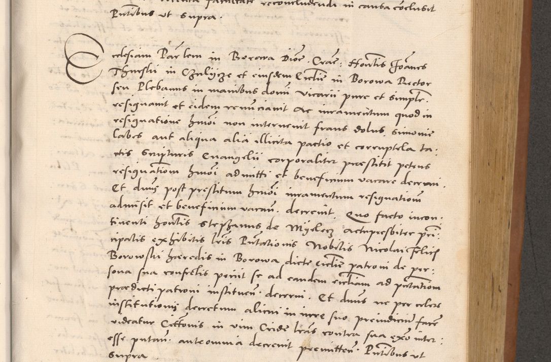 Zdjęcie nr 559 dla obiektu archiwalnego: Acta actorum causarum, sentenciarum tam diffinitivarum quam interloquutoriarum, decretorum, obligationum, quietationum et constitucionum procuratorum coram reverendo domino Bartholomeo Ganthkowsky cancellario Gnesnensi, archidiacono et reverendissimi in Christo patris domini Andree Dei gratia episcopi Cracoviensis vicario in spiritualibus generali Cracoviensi ad annum Domini millesimum quingentesimum quingentesimum primum, cuius indictio nona, pontificatus sanctissimi in Christo patris domini Julii divina providencia pape tercii, annus secundus (sic!) felici omine incipiutur.