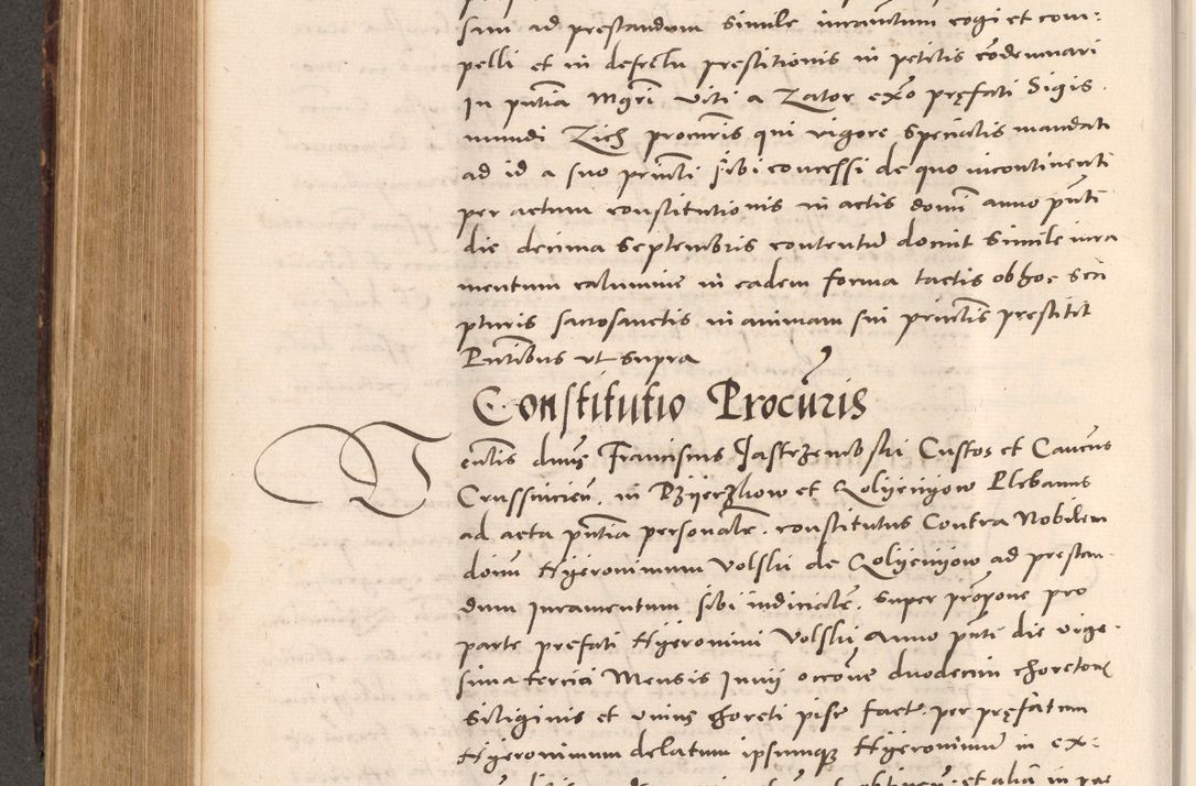 Zdjęcie nr 558 dla obiektu archiwalnego: Acta actorum causarum, sentenciarum tam diffinitivarum quam interloquutoriarum, decretorum, obligationum, quietationum et constitucionum procuratorum coram reverendo domino Bartholomeo Ganthkowsky cancellario Gnesnensi, archidiacono et reverendissimi in Christo patris domini Andree Dei gratia episcopi Cracoviensis vicario in spiritualibus generali Cracoviensi ad annum Domini millesimum quingentesimum quingentesimum primum, cuius indictio nona, pontificatus sanctissimi in Christo patris domini Julii divina providencia pape tercii, annus secundus (sic!) felici omine incipiutur.