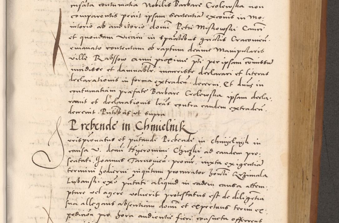 Zdjęcie nr 557 dla obiektu archiwalnego: Acta actorum causarum, sentenciarum tam diffinitivarum quam interloquutoriarum, decretorum, obligationum, quietationum et constitucionum procuratorum coram reverendo domino Bartholomeo Ganthkowsky cancellario Gnesnensi, archidiacono et reverendissimi in Christo patris domini Andree Dei gratia episcopi Cracoviensis vicario in spiritualibus generali Cracoviensi ad annum Domini millesimum quingentesimum quingentesimum primum, cuius indictio nona, pontificatus sanctissimi in Christo patris domini Julii divina providencia pape tercii, annus secundus (sic!) felici omine incipiutur.