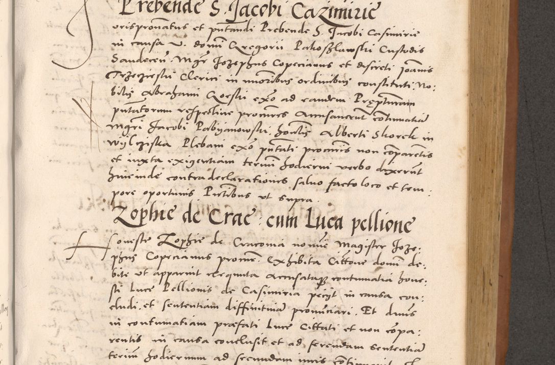 Zdjęcie nr 553 dla obiektu archiwalnego: Acta actorum causarum, sentenciarum tam diffinitivarum quam interloquutoriarum, decretorum, obligationum, quietationum et constitucionum procuratorum coram reverendo domino Bartholomeo Ganthkowsky cancellario Gnesnensi, archidiacono et reverendissimi in Christo patris domini Andree Dei gratia episcopi Cracoviensis vicario in spiritualibus generali Cracoviensi ad annum Domini millesimum quingentesimum quingentesimum primum, cuius indictio nona, pontificatus sanctissimi in Christo patris domini Julii divina providencia pape tercii, annus secundus (sic!) felici omine incipiutur.