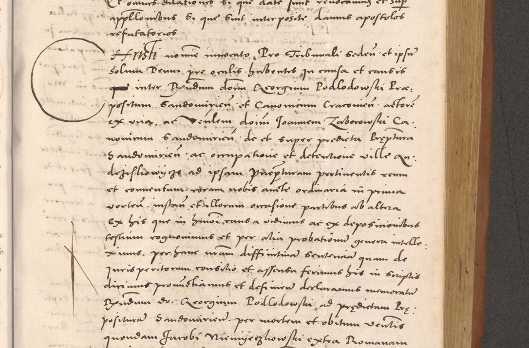Zdjęcie nr 549 dla obiektu archiwalnego: Acta actorum causarum, sentenciarum tam diffinitivarum quam interloquutoriarum, decretorum, obligationum, quietationum et constitucionum procuratorum coram reverendo domino Bartholomeo Ganthkowsky cancellario Gnesnensi, archidiacono et reverendissimi in Christo patris domini Andree Dei gratia episcopi Cracoviensis vicario in spiritualibus generali Cracoviensi ad annum Domini millesimum quingentesimum quingentesimum primum, cuius indictio nona, pontificatus sanctissimi in Christo patris domini Julii divina providencia pape tercii, annus secundus (sic!) felici omine incipiutur.