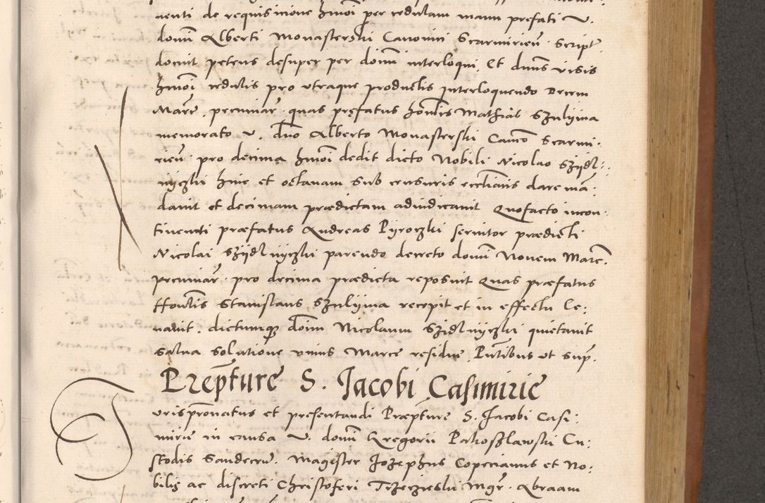 Zdjęcie nr 545 dla obiektu archiwalnego: Acta actorum causarum, sentenciarum tam diffinitivarum quam interloquutoriarum, decretorum, obligationum, quietationum et constitucionum procuratorum coram reverendo domino Bartholomeo Ganthkowsky cancellario Gnesnensi, archidiacono et reverendissimi in Christo patris domini Andree Dei gratia episcopi Cracoviensis vicario in spiritualibus generali Cracoviensi ad annum Domini millesimum quingentesimum quingentesimum primum, cuius indictio nona, pontificatus sanctissimi in Christo patris domini Julii divina providencia pape tercii, annus secundus (sic!) felici omine incipiutur.