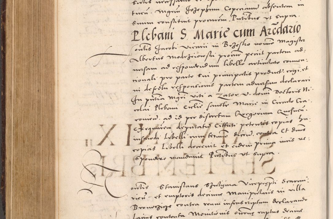Zdjęcie nr 544 dla obiektu archiwalnego: Acta actorum causarum, sentenciarum tam diffinitivarum quam interloquutoriarum, decretorum, obligationum, quietationum et constitucionum procuratorum coram reverendo domino Bartholomeo Ganthkowsky cancellario Gnesnensi, archidiacono et reverendissimi in Christo patris domini Andree Dei gratia episcopi Cracoviensis vicario in spiritualibus generali Cracoviensi ad annum Domini millesimum quingentesimum quingentesimum primum, cuius indictio nona, pontificatus sanctissimi in Christo patris domini Julii divina providencia pape tercii, annus secundus (sic!) felici omine incipiutur.