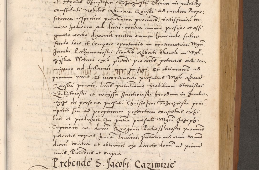 Zdjęcie nr 539 dla obiektu archiwalnego: Acta actorum causarum, sentenciarum tam diffinitivarum quam interloquutoriarum, decretorum, obligationum, quietationum et constitucionum procuratorum coram reverendo domino Bartholomeo Ganthkowsky cancellario Gnesnensi, archidiacono et reverendissimi in Christo patris domini Andree Dei gratia episcopi Cracoviensis vicario in spiritualibus generali Cracoviensi ad annum Domini millesimum quingentesimum quingentesimum primum, cuius indictio nona, pontificatus sanctissimi in Christo patris domini Julii divina providencia pape tercii, annus secundus (sic!) felici omine incipiutur.