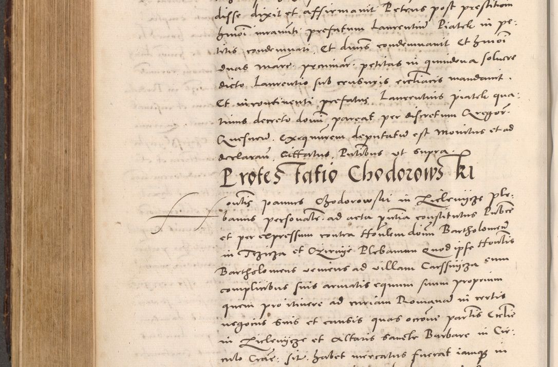 Zdjęcie nr 538 dla obiektu archiwalnego: Acta actorum causarum, sentenciarum tam diffinitivarum quam interloquutoriarum, decretorum, obligationum, quietationum et constitucionum procuratorum coram reverendo domino Bartholomeo Ganthkowsky cancellario Gnesnensi, archidiacono et reverendissimi in Christo patris domini Andree Dei gratia episcopi Cracoviensis vicario in spiritualibus generali Cracoviensi ad annum Domini millesimum quingentesimum quingentesimum primum, cuius indictio nona, pontificatus sanctissimi in Christo patris domini Julii divina providencia pape tercii, annus secundus (sic!) felici omine incipiutur.