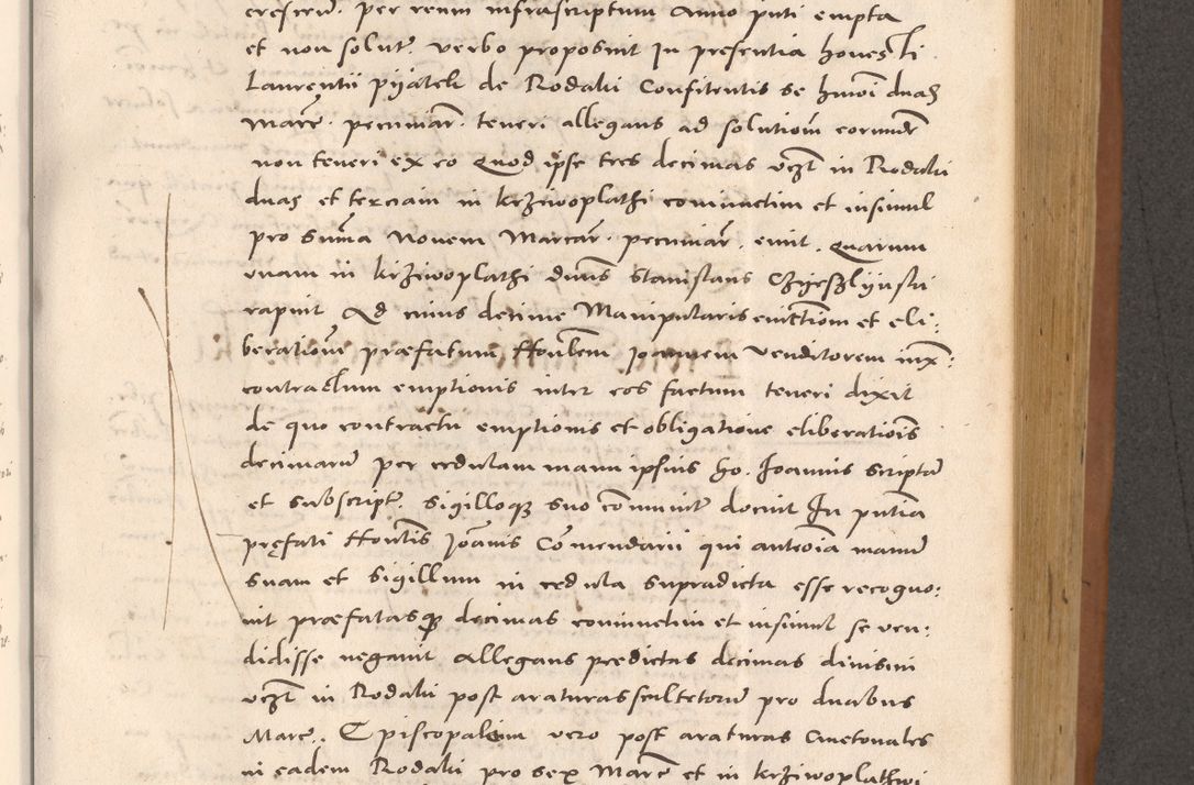 Zdjęcie nr 537 dla obiektu archiwalnego: Acta actorum causarum, sentenciarum tam diffinitivarum quam interloquutoriarum, decretorum, obligationum, quietationum et constitucionum procuratorum coram reverendo domino Bartholomeo Ganthkowsky cancellario Gnesnensi, archidiacono et reverendissimi in Christo patris domini Andree Dei gratia episcopi Cracoviensis vicario in spiritualibus generali Cracoviensi ad annum Domini millesimum quingentesimum quingentesimum primum, cuius indictio nona, pontificatus sanctissimi in Christo patris domini Julii divina providencia pape tercii, annus secundus (sic!) felici omine incipiutur.