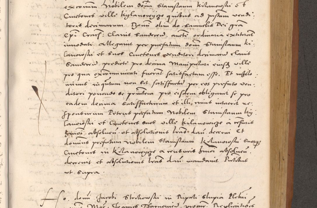 Zdjęcie nr 527 dla obiektu archiwalnego: Acta actorum causarum, sentenciarum tam diffinitivarum quam interloquutoriarum, decretorum, obligationum, quietationum et constitucionum procuratorum coram reverendo domino Bartholomeo Ganthkowsky cancellario Gnesnensi, archidiacono et reverendissimi in Christo patris domini Andree Dei gratia episcopi Cracoviensis vicario in spiritualibus generali Cracoviensi ad annum Domini millesimum quingentesimum quingentesimum primum, cuius indictio nona, pontificatus sanctissimi in Christo patris domini Julii divina providencia pape tercii, annus secundus (sic!) felici omine incipiutur.