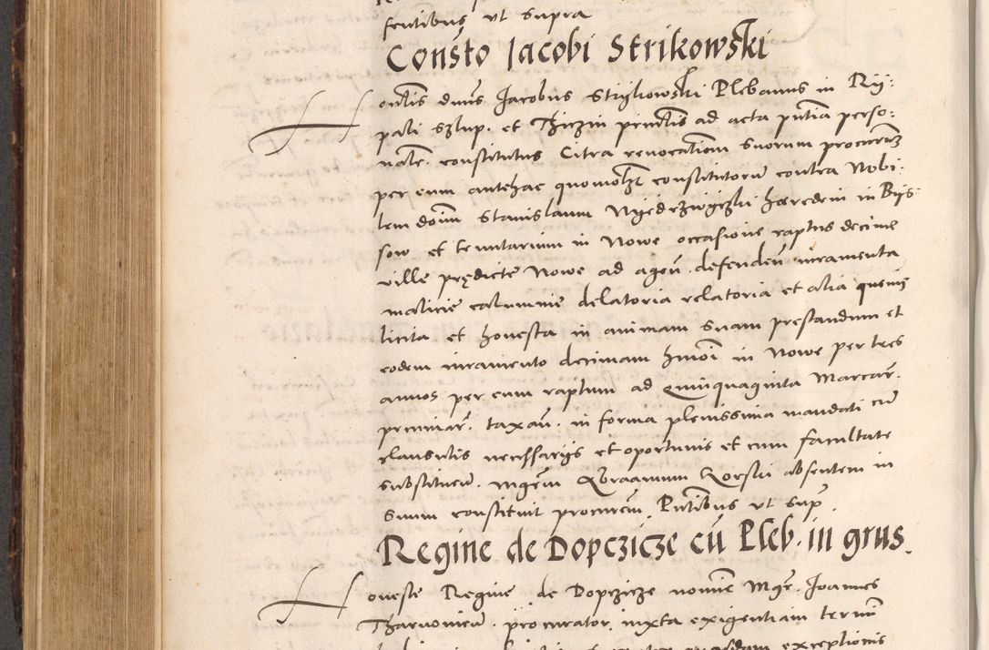 Zdjęcie nr 518 dla obiektu archiwalnego: Acta actorum causarum, sentenciarum tam diffinitivarum quam interloquutoriarum, decretorum, obligationum, quietationum et constitucionum procuratorum coram reverendo domino Bartholomeo Ganthkowsky cancellario Gnesnensi, archidiacono et reverendissimi in Christo patris domini Andree Dei gratia episcopi Cracoviensis vicario in spiritualibus generali Cracoviensi ad annum Domini millesimum quingentesimum quingentesimum primum, cuius indictio nona, pontificatus sanctissimi in Christo patris domini Julii divina providencia pape tercii, annus secundus (sic!) felici omine incipiutur.