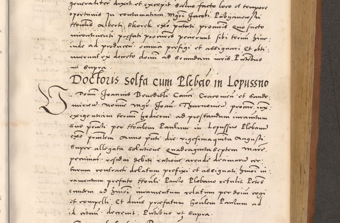 Zdjęcie nr 513 dla obiektu archiwalnego: Acta actorum causarum, sentenciarum tam diffinitivarum quam interloquutoriarum, decretorum, obligationum, quietationum et constitucionum procuratorum coram reverendo domino Bartholomeo Ganthkowsky cancellario Gnesnensi, archidiacono et reverendissimi in Christo patris domini Andree Dei gratia episcopi Cracoviensis vicario in spiritualibus generali Cracoviensi ad annum Domini millesimum quingentesimum quingentesimum primum, cuius indictio nona, pontificatus sanctissimi in Christo patris domini Julii divina providencia pape tercii, annus secundus (sic!) felici omine incipiutur.