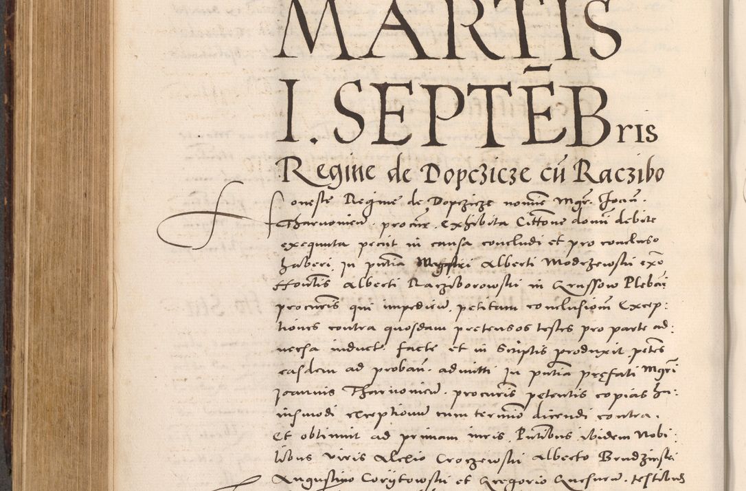 Zdjęcie nr 510 dla obiektu archiwalnego: Acta actorum causarum, sentenciarum tam diffinitivarum quam interloquutoriarum, decretorum, obligationum, quietationum et constitucionum procuratorum coram reverendo domino Bartholomeo Ganthkowsky cancellario Gnesnensi, archidiacono et reverendissimi in Christo patris domini Andree Dei gratia episcopi Cracoviensis vicario in spiritualibus generali Cracoviensi ad annum Domini millesimum quingentesimum quingentesimum primum, cuius indictio nona, pontificatus sanctissimi in Christo patris domini Julii divina providencia pape tercii, annus secundus (sic!) felici omine incipiutur.
