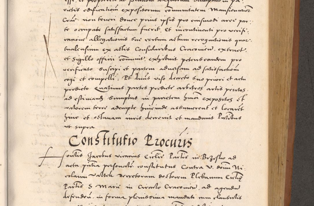 Zdjęcie nr 505 dla obiektu archiwalnego: Acta actorum causarum, sentenciarum tam diffinitivarum quam interloquutoriarum, decretorum, obligationum, quietationum et constitucionum procuratorum coram reverendo domino Bartholomeo Ganthkowsky cancellario Gnesnensi, archidiacono et reverendissimi in Christo patris domini Andree Dei gratia episcopi Cracoviensis vicario in spiritualibus generali Cracoviensi ad annum Domini millesimum quingentesimum quingentesimum primum, cuius indictio nona, pontificatus sanctissimi in Christo patris domini Julii divina providencia pape tercii, annus secundus (sic!) felici omine incipiutur.