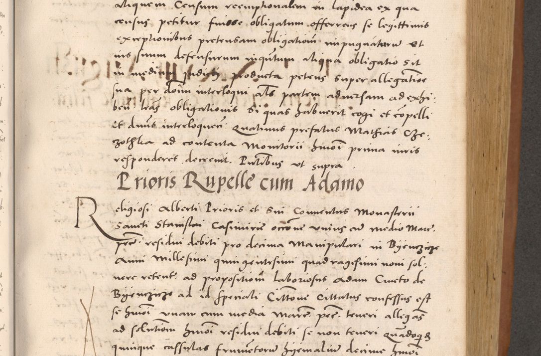 Zdjęcie nr 501 dla obiektu archiwalnego: Acta actorum causarum, sentenciarum tam diffinitivarum quam interloquutoriarum, decretorum, obligationum, quietationum et constitucionum procuratorum coram reverendo domino Bartholomeo Ganthkowsky cancellario Gnesnensi, archidiacono et reverendissimi in Christo patris domini Andree Dei gratia episcopi Cracoviensis vicario in spiritualibus generali Cracoviensi ad annum Domini millesimum quingentesimum quingentesimum primum, cuius indictio nona, pontificatus sanctissimi in Christo patris domini Julii divina providencia pape tercii, annus secundus (sic!) felici omine incipiutur.