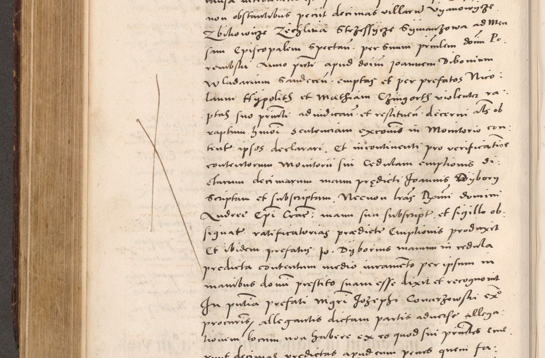 Zdjęcie nr 500 dla obiektu archiwalnego: Acta actorum causarum, sentenciarum tam diffinitivarum quam interloquutoriarum, decretorum, obligationum, quietationum et constitucionum procuratorum coram reverendo domino Bartholomeo Ganthkowsky cancellario Gnesnensi, archidiacono et reverendissimi in Christo patris domini Andree Dei gratia episcopi Cracoviensis vicario in spiritualibus generali Cracoviensi ad annum Domini millesimum quingentesimum quingentesimum primum, cuius indictio nona, pontificatus sanctissimi in Christo patris domini Julii divina providencia pape tercii, annus secundus (sic!) felici omine incipiutur.