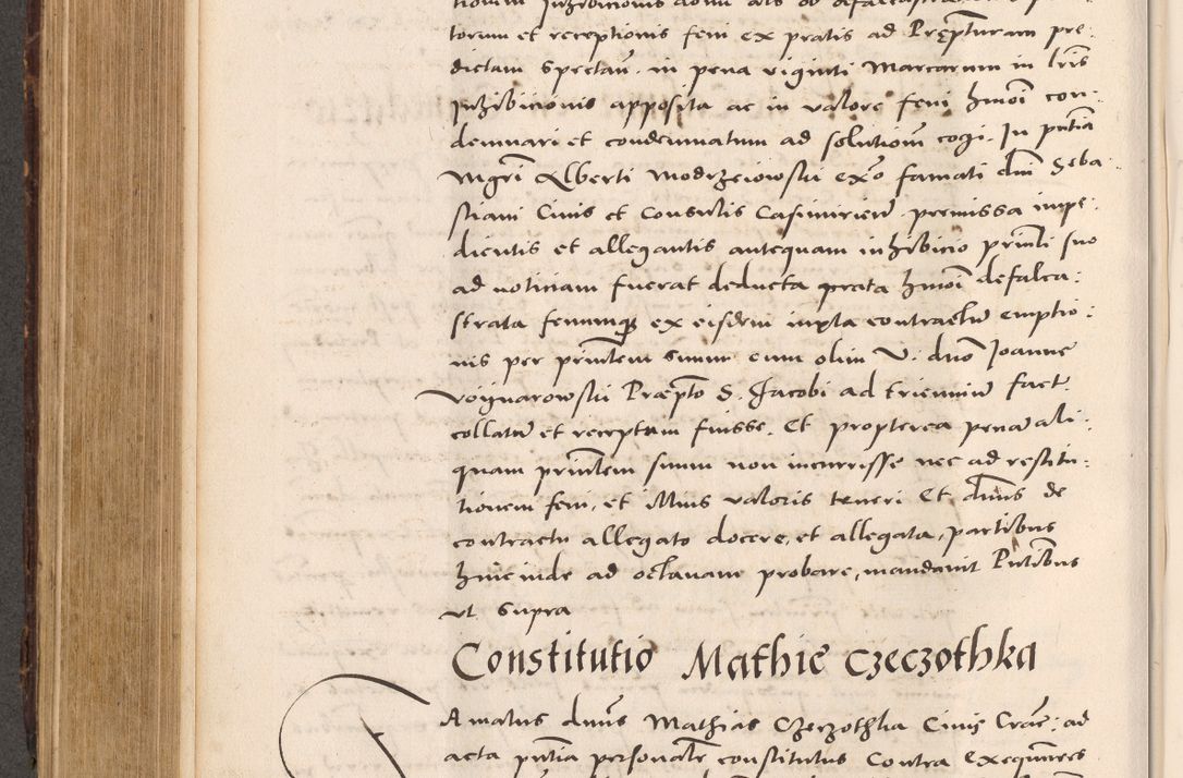 Zdjęcie nr 498 dla obiektu archiwalnego: Acta actorum causarum, sentenciarum tam diffinitivarum quam interloquutoriarum, decretorum, obligationum, quietationum et constitucionum procuratorum coram reverendo domino Bartholomeo Ganthkowsky cancellario Gnesnensi, archidiacono et reverendissimi in Christo patris domini Andree Dei gratia episcopi Cracoviensis vicario in spiritualibus generali Cracoviensi ad annum Domini millesimum quingentesimum quingentesimum primum, cuius indictio nona, pontificatus sanctissimi in Christo patris domini Julii divina providencia pape tercii, annus secundus (sic!) felici omine incipiutur.