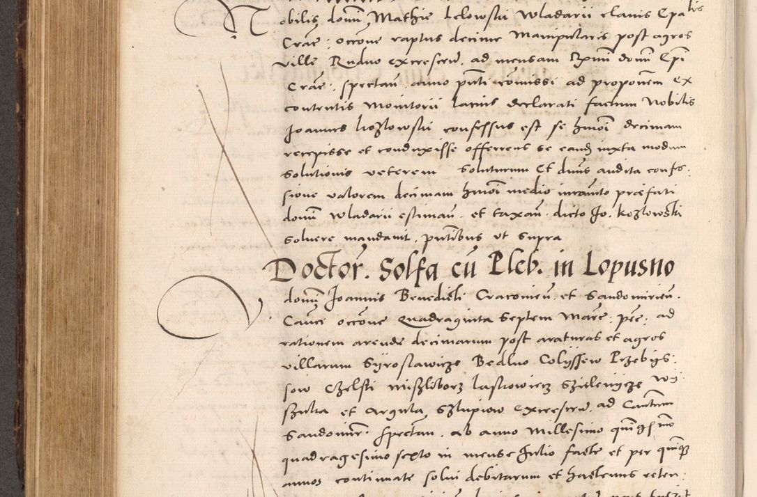 Zdjęcie nr 492 dla obiektu archiwalnego: Acta actorum causarum, sentenciarum tam diffinitivarum quam interloquutoriarum, decretorum, obligationum, quietationum et constitucionum procuratorum coram reverendo domino Bartholomeo Ganthkowsky cancellario Gnesnensi, archidiacono et reverendissimi in Christo patris domini Andree Dei gratia episcopi Cracoviensis vicario in spiritualibus generali Cracoviensi ad annum Domini millesimum quingentesimum quingentesimum primum, cuius indictio nona, pontificatus sanctissimi in Christo patris domini Julii divina providencia pape tercii, annus secundus (sic!) felici omine incipiutur.