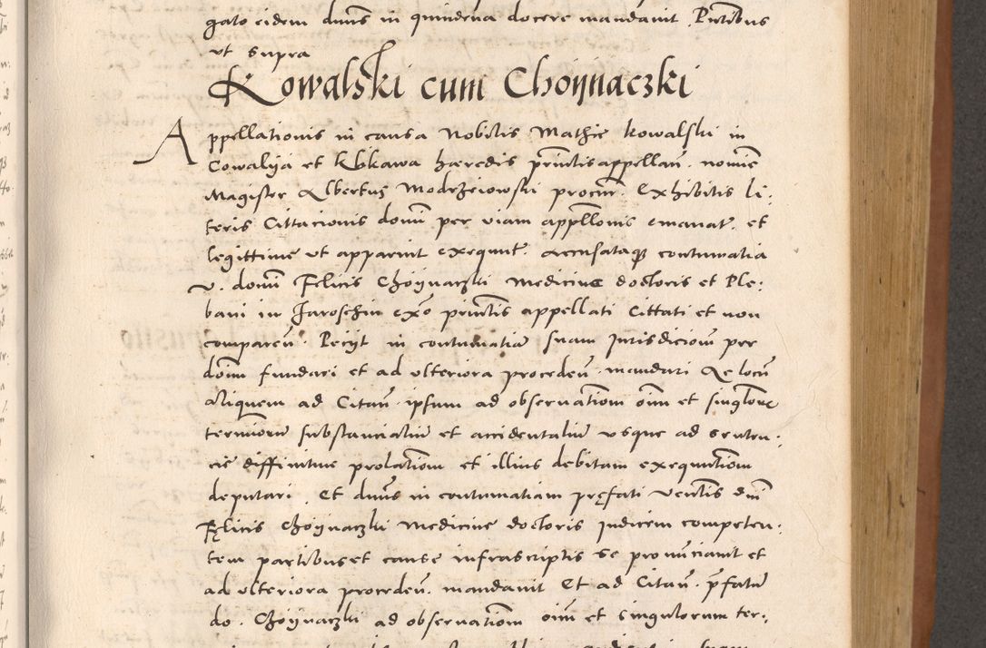 Zdjęcie nr 491 dla obiektu archiwalnego: Acta actorum causarum, sentenciarum tam diffinitivarum quam interloquutoriarum, decretorum, obligationum, quietationum et constitucionum procuratorum coram reverendo domino Bartholomeo Ganthkowsky cancellario Gnesnensi, archidiacono et reverendissimi in Christo patris domini Andree Dei gratia episcopi Cracoviensis vicario in spiritualibus generali Cracoviensi ad annum Domini millesimum quingentesimum quingentesimum primum, cuius indictio nona, pontificatus sanctissimi in Christo patris domini Julii divina providencia pape tercii, annus secundus (sic!) felici omine incipiutur.