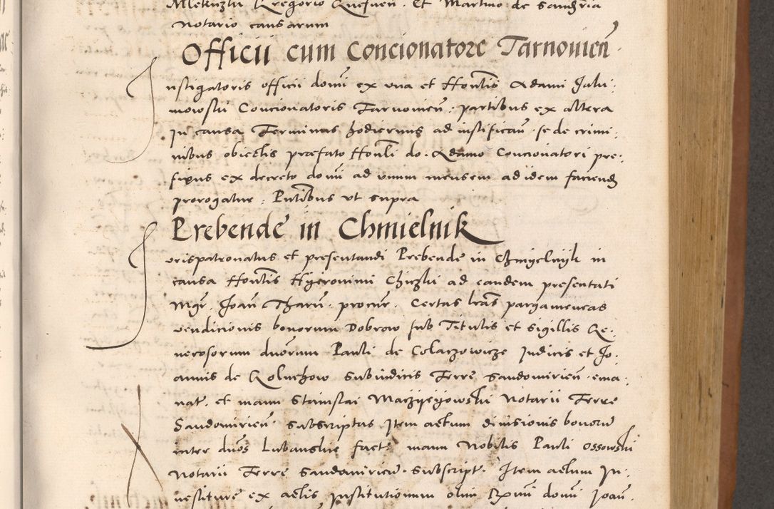 Zdjęcie nr 483 dla obiektu archiwalnego: Acta actorum causarum, sentenciarum tam diffinitivarum quam interloquutoriarum, decretorum, obligationum, quietationum et constitucionum procuratorum coram reverendo domino Bartholomeo Ganthkowsky cancellario Gnesnensi, archidiacono et reverendissimi in Christo patris domini Andree Dei gratia episcopi Cracoviensis vicario in spiritualibus generali Cracoviensi ad annum Domini millesimum quingentesimum quingentesimum primum, cuius indictio nona, pontificatus sanctissimi in Christo patris domini Julii divina providencia pape tercii, annus secundus (sic!) felici omine incipiutur.