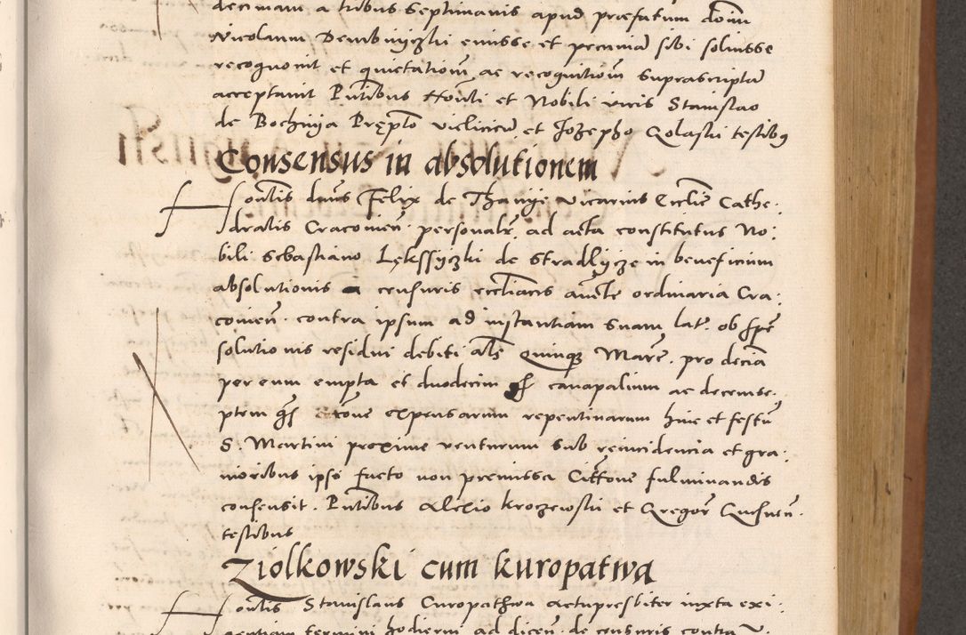 Zdjęcie nr 473 dla obiektu archiwalnego: Acta actorum causarum, sentenciarum tam diffinitivarum quam interloquutoriarum, decretorum, obligationum, quietationum et constitucionum procuratorum coram reverendo domino Bartholomeo Ganthkowsky cancellario Gnesnensi, archidiacono et reverendissimi in Christo patris domini Andree Dei gratia episcopi Cracoviensis vicario in spiritualibus generali Cracoviensi ad annum Domini millesimum quingentesimum quingentesimum primum, cuius indictio nona, pontificatus sanctissimi in Christo patris domini Julii divina providencia pape tercii, annus secundus (sic!) felici omine incipiutur.