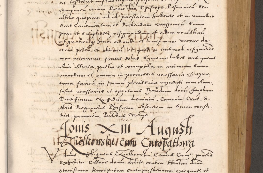 Zdjęcie nr 475 dla obiektu archiwalnego: Acta actorum causarum, sentenciarum tam diffinitivarum quam interloquutoriarum, decretorum, obligationum, quietationum et constitucionum procuratorum coram reverendo domino Bartholomeo Ganthkowsky cancellario Gnesnensi, archidiacono et reverendissimi in Christo patris domini Andree Dei gratia episcopi Cracoviensis vicario in spiritualibus generali Cracoviensi ad annum Domini millesimum quingentesimum quingentesimum primum, cuius indictio nona, pontificatus sanctissimi in Christo patris domini Julii divina providencia pape tercii, annus secundus (sic!) felici omine incipiutur.