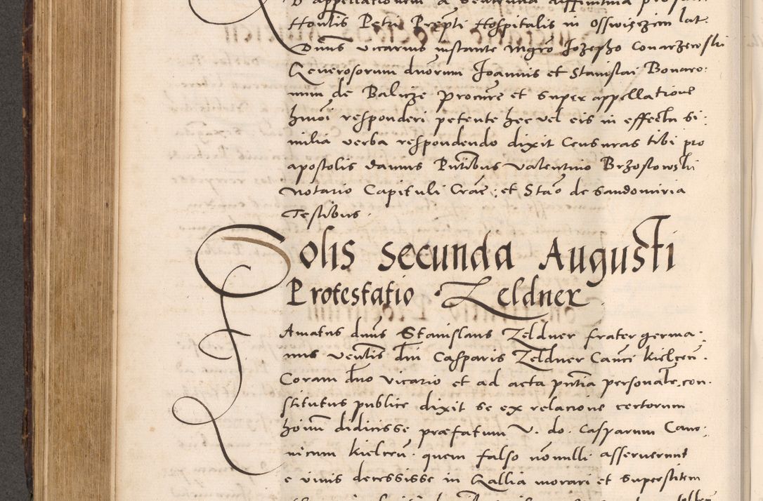 Zdjęcie nr 464 dla obiektu archiwalnego: Acta actorum causarum, sentenciarum tam diffinitivarum quam interloquutoriarum, decretorum, obligationum, quietationum et constitucionum procuratorum coram reverendo domino Bartholomeo Ganthkowsky cancellario Gnesnensi, archidiacono et reverendissimi in Christo patris domini Andree Dei gratia episcopi Cracoviensis vicario in spiritualibus generali Cracoviensi ad annum Domini millesimum quingentesimum quingentesimum primum, cuius indictio nona, pontificatus sanctissimi in Christo patris domini Julii divina providencia pape tercii, annus secundus (sic!) felici omine incipiutur.