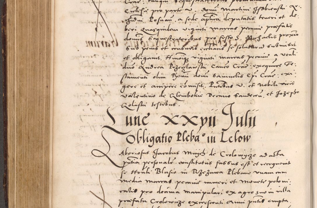 Zdjęcie nr 460 dla obiektu archiwalnego: Acta actorum causarum, sentenciarum tam diffinitivarum quam interloquutoriarum, decretorum, obligationum, quietationum et constitucionum procuratorum coram reverendo domino Bartholomeo Ganthkowsky cancellario Gnesnensi, archidiacono et reverendissimi in Christo patris domini Andree Dei gratia episcopi Cracoviensis vicario in spiritualibus generali Cracoviensi ad annum Domini millesimum quingentesimum quingentesimum primum, cuius indictio nona, pontificatus sanctissimi in Christo patris domini Julii divina providencia pape tercii, annus secundus (sic!) felici omine incipiutur.
