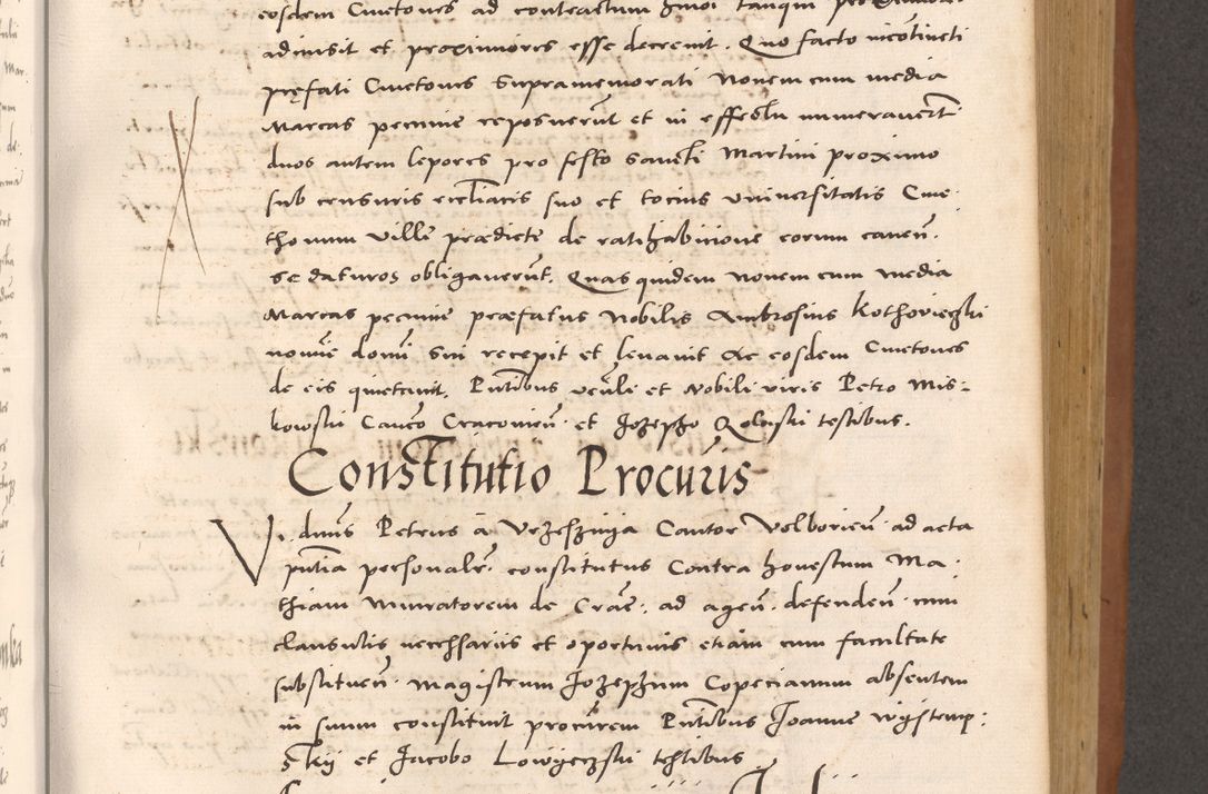 Zdjęcie nr 457 dla obiektu archiwalnego: Acta actorum causarum, sentenciarum tam diffinitivarum quam interloquutoriarum, decretorum, obligationum, quietationum et constitucionum procuratorum coram reverendo domino Bartholomeo Ganthkowsky cancellario Gnesnensi, archidiacono et reverendissimi in Christo patris domini Andree Dei gratia episcopi Cracoviensis vicario in spiritualibus generali Cracoviensi ad annum Domini millesimum quingentesimum quingentesimum primum, cuius indictio nona, pontificatus sanctissimi in Christo patris domini Julii divina providencia pape tercii, annus secundus (sic!) felici omine incipiutur.