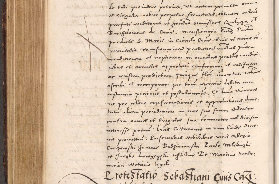 Zdjęcie nr 452 dla obiektu archiwalnego: Acta actorum causarum, sentenciarum tam diffinitivarum quam interloquutoriarum, decretorum, obligationum, quietationum et constitucionum procuratorum coram reverendo domino Bartholomeo Ganthkowsky cancellario Gnesnensi, archidiacono et reverendissimi in Christo patris domini Andree Dei gratia episcopi Cracoviensis vicario in spiritualibus generali Cracoviensi ad annum Domini millesimum quingentesimum quingentesimum primum, cuius indictio nona, pontificatus sanctissimi in Christo patris domini Julii divina providencia pape tercii, annus secundus (sic!) felici omine incipiutur.