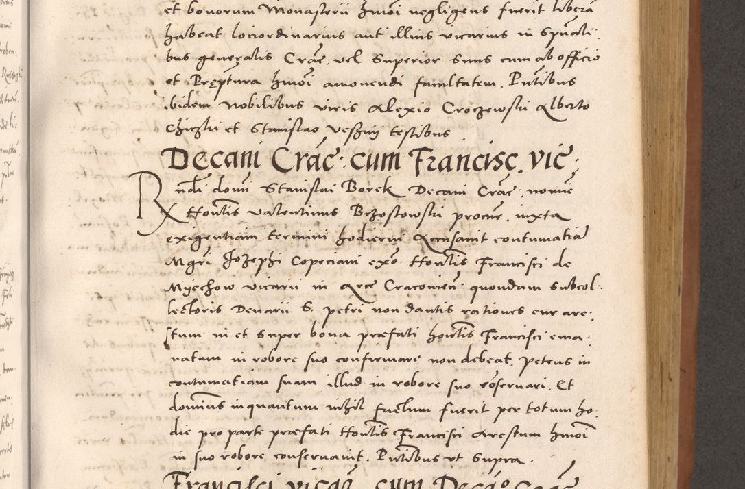 Zdjęcie nr 447 dla obiektu archiwalnego: Acta actorum causarum, sentenciarum tam diffinitivarum quam interloquutoriarum, decretorum, obligationum, quietationum et constitucionum procuratorum coram reverendo domino Bartholomeo Ganthkowsky cancellario Gnesnensi, archidiacono et reverendissimi in Christo patris domini Andree Dei gratia episcopi Cracoviensis vicario in spiritualibus generali Cracoviensi ad annum Domini millesimum quingentesimum quingentesimum primum, cuius indictio nona, pontificatus sanctissimi in Christo patris domini Julii divina providencia pape tercii, annus secundus (sic!) felici omine incipiutur.
