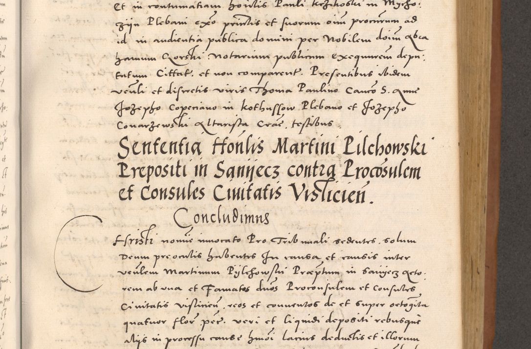 Zdjęcie nr 441 dla obiektu archiwalnego: Acta actorum causarum, sentenciarum tam diffinitivarum quam interloquutoriarum, decretorum, obligationum, quietationum et constitucionum procuratorum coram reverendo domino Bartholomeo Ganthkowsky cancellario Gnesnensi, archidiacono et reverendissimi in Christo patris domini Andree Dei gratia episcopi Cracoviensis vicario in spiritualibus generali Cracoviensi ad annum Domini millesimum quingentesimum quingentesimum primum, cuius indictio nona, pontificatus sanctissimi in Christo patris domini Julii divina providencia pape tercii, annus secundus (sic!) felici omine incipiutur.