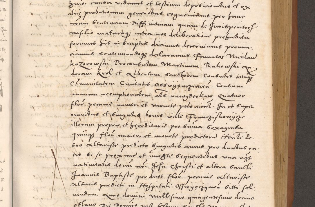 Zdjęcie nr 437 dla obiektu archiwalnego: Acta actorum causarum, sentenciarum tam diffinitivarum quam interloquutoriarum, decretorum, obligationum, quietationum et constitucionum procuratorum coram reverendo domino Bartholomeo Ganthkowsky cancellario Gnesnensi, archidiacono et reverendissimi in Christo patris domini Andree Dei gratia episcopi Cracoviensis vicario in spiritualibus generali Cracoviensi ad annum Domini millesimum quingentesimum quingentesimum primum, cuius indictio nona, pontificatus sanctissimi in Christo patris domini Julii divina providencia pape tercii, annus secundus (sic!) felici omine incipiutur.