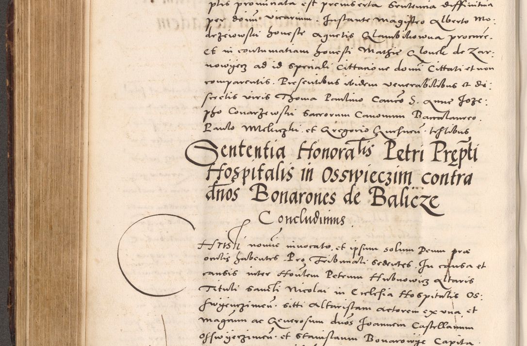 Zdjęcie nr 436 dla obiektu archiwalnego: Acta actorum causarum, sentenciarum tam diffinitivarum quam interloquutoriarum, decretorum, obligationum, quietationum et constitucionum procuratorum coram reverendo domino Bartholomeo Ganthkowsky cancellario Gnesnensi, archidiacono et reverendissimi in Christo patris domini Andree Dei gratia episcopi Cracoviensis vicario in spiritualibus generali Cracoviensi ad annum Domini millesimum quingentesimum quingentesimum primum, cuius indictio nona, pontificatus sanctissimi in Christo patris domini Julii divina providencia pape tercii, annus secundus (sic!) felici omine incipiutur.