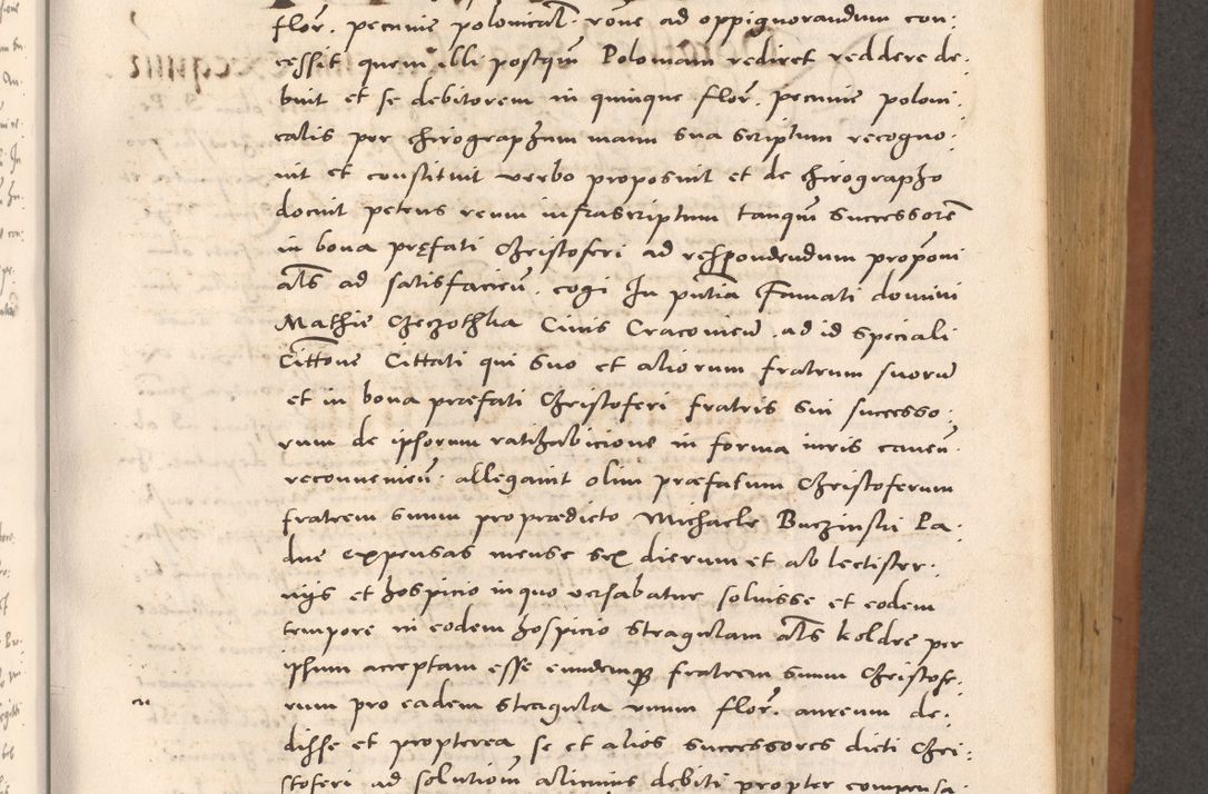 Zdjęcie nr 427 dla obiektu archiwalnego: Acta actorum causarum, sentenciarum tam diffinitivarum quam interloquutoriarum, decretorum, obligationum, quietationum et constitucionum procuratorum coram reverendo domino Bartholomeo Ganthkowsky cancellario Gnesnensi, archidiacono et reverendissimi in Christo patris domini Andree Dei gratia episcopi Cracoviensis vicario in spiritualibus generali Cracoviensi ad annum Domini millesimum quingentesimum quingentesimum primum, cuius indictio nona, pontificatus sanctissimi in Christo patris domini Julii divina providencia pape tercii, annus secundus (sic!) felici omine incipiutur.