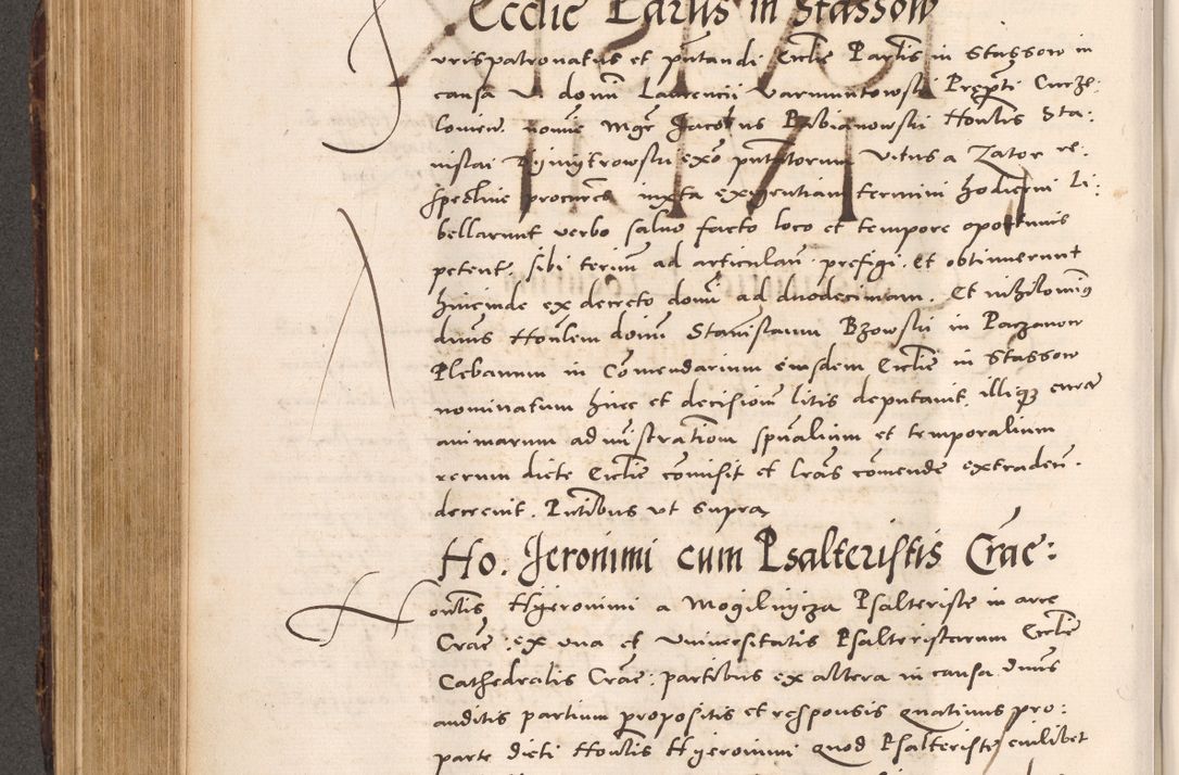 Zdjęcie nr 418 dla obiektu archiwalnego: Acta actorum causarum, sentenciarum tam diffinitivarum quam interloquutoriarum, decretorum, obligationum, quietationum et constitucionum procuratorum coram reverendo domino Bartholomeo Ganthkowsky cancellario Gnesnensi, archidiacono et reverendissimi in Christo patris domini Andree Dei gratia episcopi Cracoviensis vicario in spiritualibus generali Cracoviensi ad annum Domini millesimum quingentesimum quingentesimum primum, cuius indictio nona, pontificatus sanctissimi in Christo patris domini Julii divina providencia pape tercii, annus secundus (sic!) felici omine incipiutur.