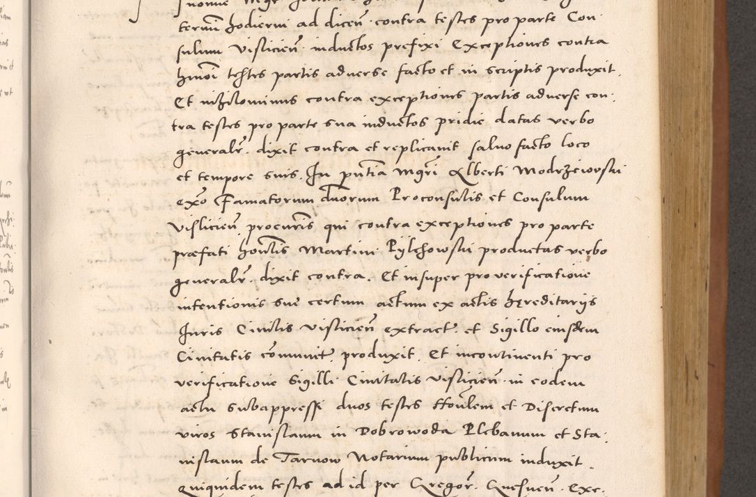 Zdjęcie nr 413 dla obiektu archiwalnego: Acta actorum causarum, sentenciarum tam diffinitivarum quam interloquutoriarum, decretorum, obligationum, quietationum et constitucionum procuratorum coram reverendo domino Bartholomeo Ganthkowsky cancellario Gnesnensi, archidiacono et reverendissimi in Christo patris domini Andree Dei gratia episcopi Cracoviensis vicario in spiritualibus generali Cracoviensi ad annum Domini millesimum quingentesimum quingentesimum primum, cuius indictio nona, pontificatus sanctissimi in Christo patris domini Julii divina providencia pape tercii, annus secundus (sic!) felici omine incipiutur.