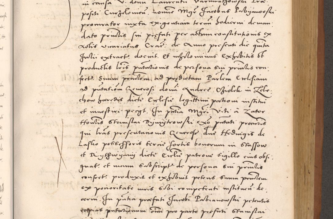 Zdjęcie nr 411 dla obiektu archiwalnego: Acta actorum causarum, sentenciarum tam diffinitivarum quam interloquutoriarum, decretorum, obligationum, quietationum et constitucionum procuratorum coram reverendo domino Bartholomeo Ganthkowsky cancellario Gnesnensi, archidiacono et reverendissimi in Christo patris domini Andree Dei gratia episcopi Cracoviensis vicario in spiritualibus generali Cracoviensi ad annum Domini millesimum quingentesimum quingentesimum primum, cuius indictio nona, pontificatus sanctissimi in Christo patris domini Julii divina providencia pape tercii, annus secundus (sic!) felici omine incipiutur.