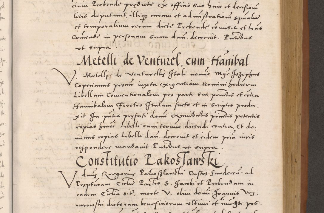 Zdjęcie nr 407 dla obiektu archiwalnego: Acta actorum causarum, sentenciarum tam diffinitivarum quam interloquutoriarum, decretorum, obligationum, quietationum et constitucionum procuratorum coram reverendo domino Bartholomeo Ganthkowsky cancellario Gnesnensi, archidiacono et reverendissimi in Christo patris domini Andree Dei gratia episcopi Cracoviensis vicario in spiritualibus generali Cracoviensi ad annum Domini millesimum quingentesimum quingentesimum primum, cuius indictio nona, pontificatus sanctissimi in Christo patris domini Julii divina providencia pape tercii, annus secundus (sic!) felici omine incipiutur.