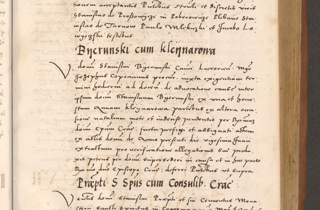Zdjęcie nr 403 dla obiektu archiwalnego: Acta actorum causarum, sentenciarum tam diffinitivarum quam interloquutoriarum, decretorum, obligationum, quietationum et constitucionum procuratorum coram reverendo domino Bartholomeo Ganthkowsky cancellario Gnesnensi, archidiacono et reverendissimi in Christo patris domini Andree Dei gratia episcopi Cracoviensis vicario in spiritualibus generali Cracoviensi ad annum Domini millesimum quingentesimum quingentesimum primum, cuius indictio nona, pontificatus sanctissimi in Christo patris domini Julii divina providencia pape tercii, annus secundus (sic!) felici omine incipiutur.