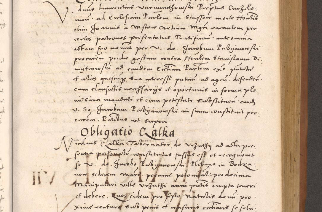 Zdjęcie nr 401 dla obiektu archiwalnego: Acta actorum causarum, sentenciarum tam diffinitivarum quam interloquutoriarum, decretorum, obligationum, quietationum et constitucionum procuratorum coram reverendo domino Bartholomeo Ganthkowsky cancellario Gnesnensi, archidiacono et reverendissimi in Christo patris domini Andree Dei gratia episcopi Cracoviensis vicario in spiritualibus generali Cracoviensi ad annum Domini millesimum quingentesimum quingentesimum primum, cuius indictio nona, pontificatus sanctissimi in Christo patris domini Julii divina providencia pape tercii, annus secundus (sic!) felici omine incipiutur.