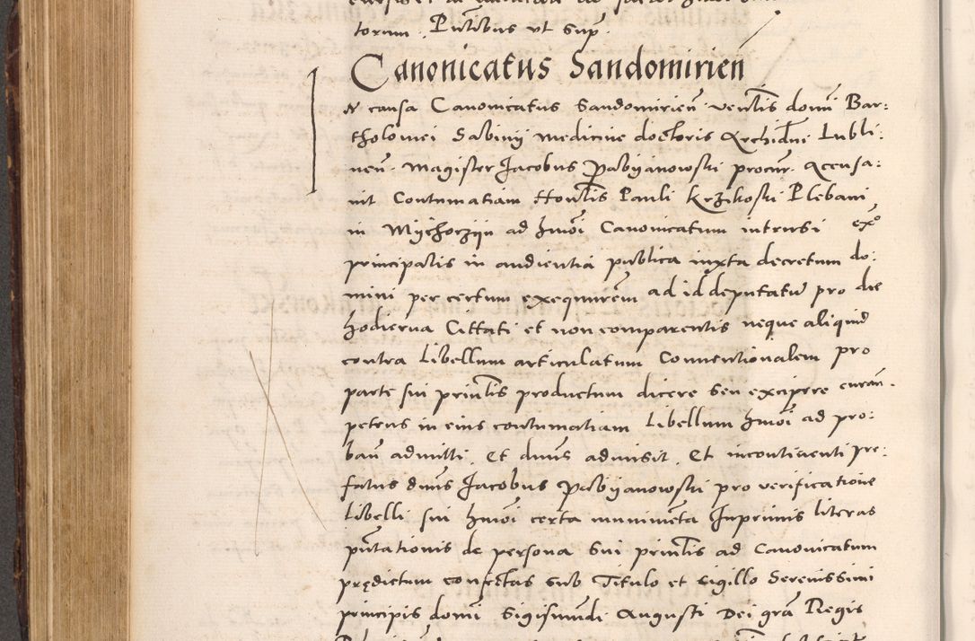 Zdjęcie nr 396 dla obiektu archiwalnego: Acta actorum causarum, sentenciarum tam diffinitivarum quam interloquutoriarum, decretorum, obligationum, quietationum et constitucionum procuratorum coram reverendo domino Bartholomeo Ganthkowsky cancellario Gnesnensi, archidiacono et reverendissimi in Christo patris domini Andree Dei gratia episcopi Cracoviensis vicario in spiritualibus generali Cracoviensi ad annum Domini millesimum quingentesimum quingentesimum primum, cuius indictio nona, pontificatus sanctissimi in Christo patris domini Julii divina providencia pape tercii, annus secundus (sic!) felici omine incipiutur.